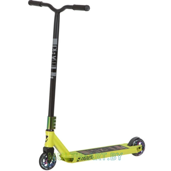 Самокат Novatrack Pixel Pro BL 110A.PIXEL.LM20 (черный/лайм, 2020)